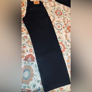 Levi's 550 Men's Straight Leg Black Jeans